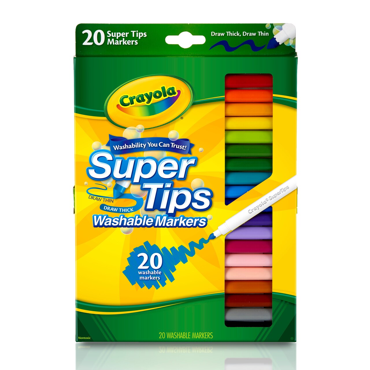 Crayola - Washable Super Tip Marker - Washable Super Tips Markers